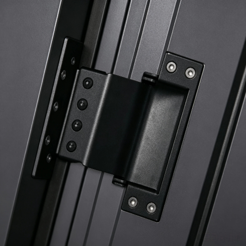 Modern Black Security Smart Front Door with Separated Handle and Digital Lock for Villa Exterior