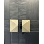 Modern Wood Grain Steel Exterior Security Villa Door With Smart Fingerprint Lock