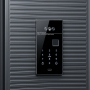 Grey Heavy duty door with smart lock cold rolled sheet steel door for high security industrial 