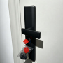 White Waterproof Durable Steel door design for extreme security steel entrance