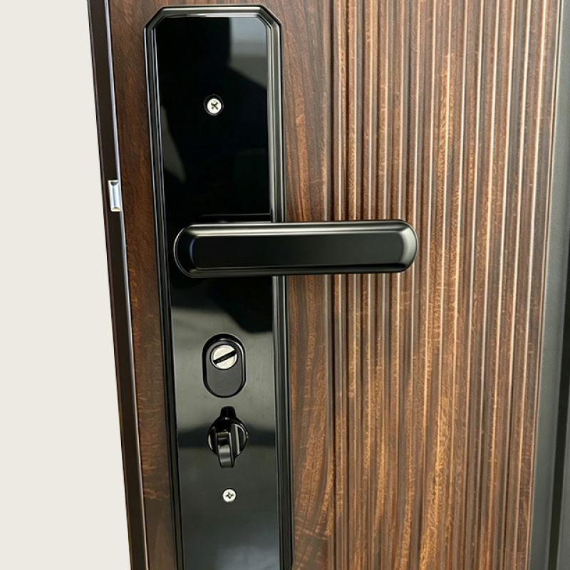Custom size steel gate smart door for heavy duty cold rolled sheet door applications.