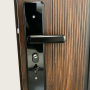 Custom size steel gate smart door for heavy duty cold rolled sheet door applications.