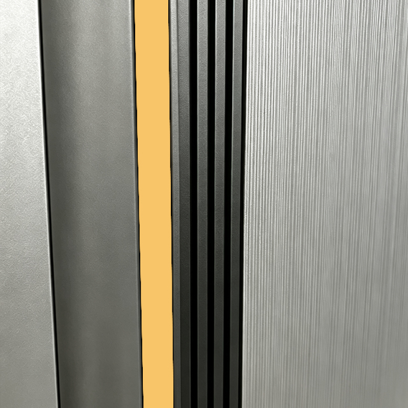 Heavy duty steel door with smart lock for large scale industrial cold rolled sheet gate
