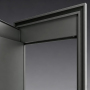 Modern Black Security Smart Front Door with Separated Handle and Digital Lock for Villa Exterior