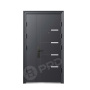 Modern Minimalist Entry Door Soundproof Safety Gate Cold-rolled Steel for Nigeria
