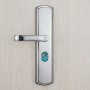 White Steel Door with Clean Flush Panel Surface Minimalist Style Modern Hardware for Residential Projects