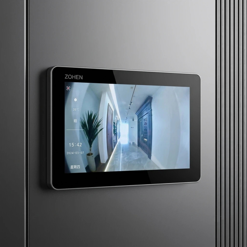 Modern Smart Steel Security Door with Minimalist Design Contemporary Hardware Exterior Entrance Door