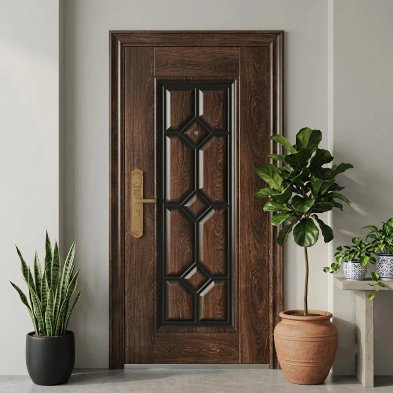 No Middleman Factory Price Anti-theft Soundproof Doors High Quality Doors Steel Doors for Home.
