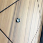 Contemporary Style Exterior Gate Waterproof Steel Security Door Cold-rolled Sheet Steel Nigeria.