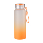CUPPARK Customized 500ml Sublimation Blank Frosted Gradient Color Drinkware Matte Glass Water Bottles
