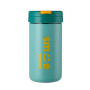 CUPPARK 510ml Student Couple Boys Girls Portable Outdoor Travel Smile Straw Stainless Steel Drinking Water Cup