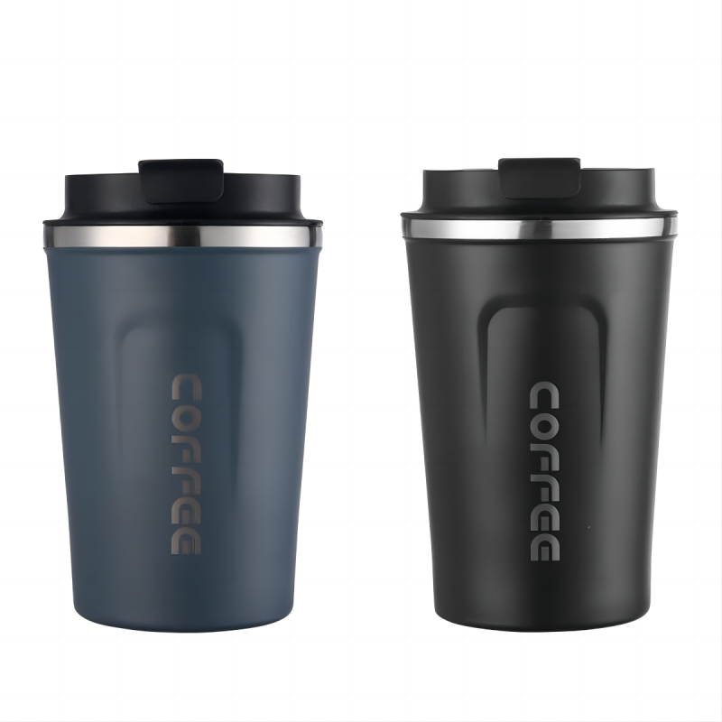 CUPPARK 380ml Hot Iced Coffee Tea Mug Leakproof 12oz Insulated Travel Vacuum Stainless Steel Reusable Coffee Cup Mug