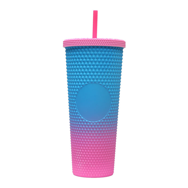 Multi Colored Pineapple Cup Pineapple Cup with Blank Logo Spot Ice Cold Drink Cup 16oz 24oz Durian Travel Tumbler