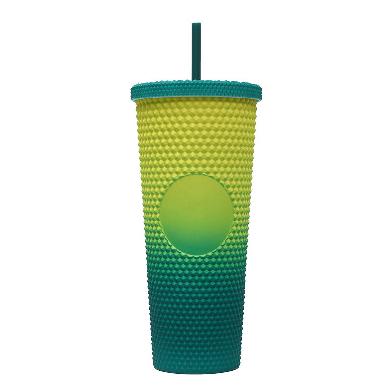 Multi Colored Pineapple Cup Pineapple Cup with Blank Logo Spot Ice Cold Drink Cup 16oz 24oz Durian Travel Tumbler