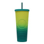 Multi Colored Pineapple Cup Pineapple Cup with Blank Logo Spot Ice Cold Drink Cup 16oz 24oz Durian Travel Tumbler