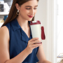 Stainless Steel Tumbler Hot And Cold Insulated Travel Mugs Ceramic Coffee Cup Travel Coffee Mugs With Lid On-the-Go Coffee