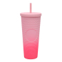 New 24 OZ Custom Durian water bottle Plastic Coffee Mug Tumbler water bottle in bulk