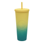 New 24 OZ Custom Durian water bottle Plastic Coffee Mug Tumbler water bottle in bulk