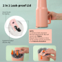 Wholesale 40oz Stainless Steel Tumbler Travel Vacuum Insulated Tumbler Cup with Handle Straw Lid