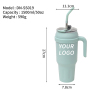 Hot Sale Customizable 50 OZ Powder Coated Beer Mug 1500ml Thermal Travel Tumblers Stainless Steel 40oz Tumbler With Handle