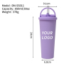 Straight Drinking Water Bottle 30oz Stainless Steel Cup Double Walled Insulated Sublime Mugs