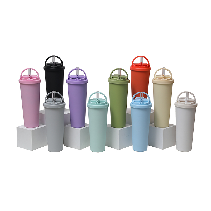 Straight Drinking Water Bottle 30oz Stainless Steel Cup Double Walled Insulated Sublime Mugs
