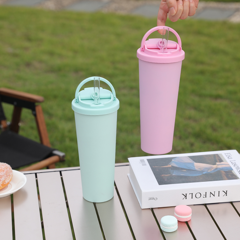 Straight Drinking Water Bottle 30oz Stainless Steel Cup Double Walled Insulated Sublime Mugs