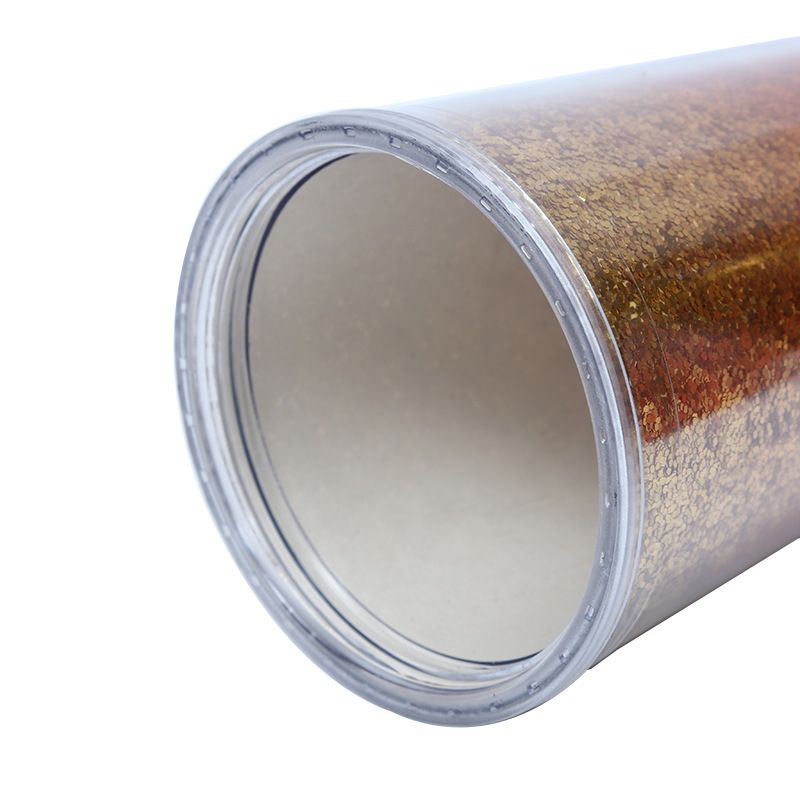 Wholesale Gradient color double-layer plastic cup glitter cup with straw 24 OZ tumbler cups in bulk