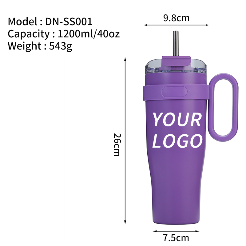 Professional Manufacturing Factory Stainless Steel Tumbler Bpa Free 40 Oz Tumbler With Handle