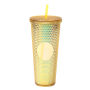 Light Weight 24OZ Color Options Plastic Double Wall Tumbler Juice Coffee Mug with lid straw