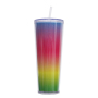 wholesalers 26oz Iced Coffee Cups Travel Mug Reusable Plastic Cup Drinkware Tumblers Double Walled Coloured Acrylic Cups
