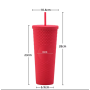 Wholesale Popular Products 2024 24oz Durian cup with straws gifts for women