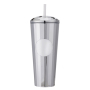 Wholesale Custom Logo Double Wall 26oz Bling Cute Plastic Tumbler with Straw for  Gym Sports Water Bottle Cup