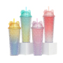 Top Ranking Double Wall Tumblers Kawaii Customizable Sports Custom Water Mug with Straw