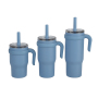 Wholesale Thermal Drink Tumbler Tea Coffee Cup Stainless Steel Vacuum Tumbler Insulated Mug With Straw Lids