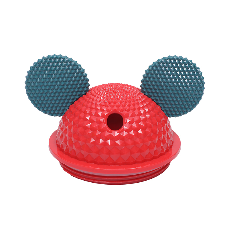 new trendy 710ml matte mic key ear drinking cup double wall reusable travel plastic tumbler cup with lid straw