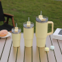 3 pieces 15oz 24oz 40oz Water Bottle Stainless Steel Double Wall Mug Vacuum Insulated Water Tumblers Sets ( 3 in 1 Tumbler )
