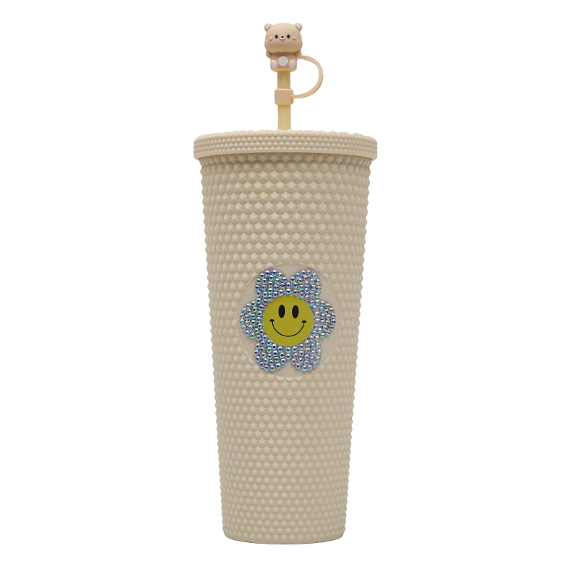 Tumbler multiple Matte Colors With Lid And Straw 24oz/710ml Venti Customizable Pineapple Tumbler with bow straw