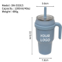 Wholesale Large Insulated Travel Mug camping tumbler 40 Oz Stainless Steel Tumbler With Handle And Straw Lid