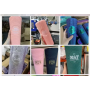 New stylish 24oz plastic cold cup double wall plastic tumblers glitter diamond durian shape mug with straw