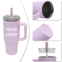 Wholesale 40oz Thermal Drink Tumbler Tea Coffee Cup Stainless Steel Vacuum Tumbler Insulated With Straw Lids