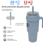Wholesale Custom Logo Double Wall Vacuum Insulation Mug Bpa Free Insulated Thermal Tumbler