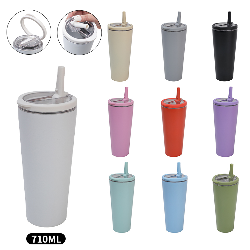 ODM New Arrival Hot Selling 304 Stainless Steel Insulated Tumbler Travel Coffee Mug With Straw Lid