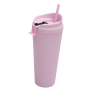 Wholesale Leakproof Frosted Tumbler BPA-free Plastic Motivational Water Bottle Portable Mug Custom Logo Support