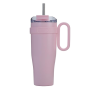 Vacuum Insulated Water Bottle Cups Double Wall Travel Coffee Mug 40oz Stainless Steel Tumbler with Straw and Lid