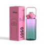 Hot Sales 64oz Plastic Water Bottle With Handle Leak Proof BPA Free Fitness 2L Sports Water Jug for Gym and Outdoor