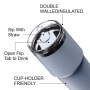 New Best-selling Wholesale  30oz 2 In 1 stainless steel adventure sport Tumbler with straw Car Mug