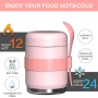 Hot Sales 12 oz  Food Grade Food Jar Double Wall Stainless Steel Vacuum Insulated lunch container with spoon