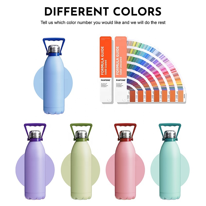 Top sale 50 oz Large capacity double wall sports vacuum flask stainless steel insulated thermos Portable cola water bottle