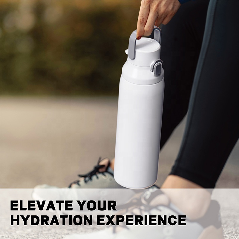 OASE 20oz Double Wall Vacuum Insulated  Stainless Steel Portable Water Bottle With Straw and Pop-up Lid Wholesale